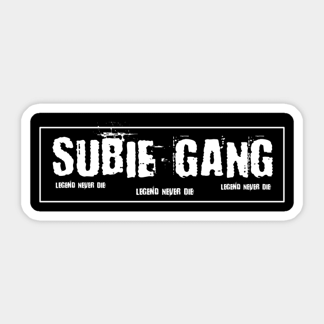 Subie gang vintage Sticker by Simple trend